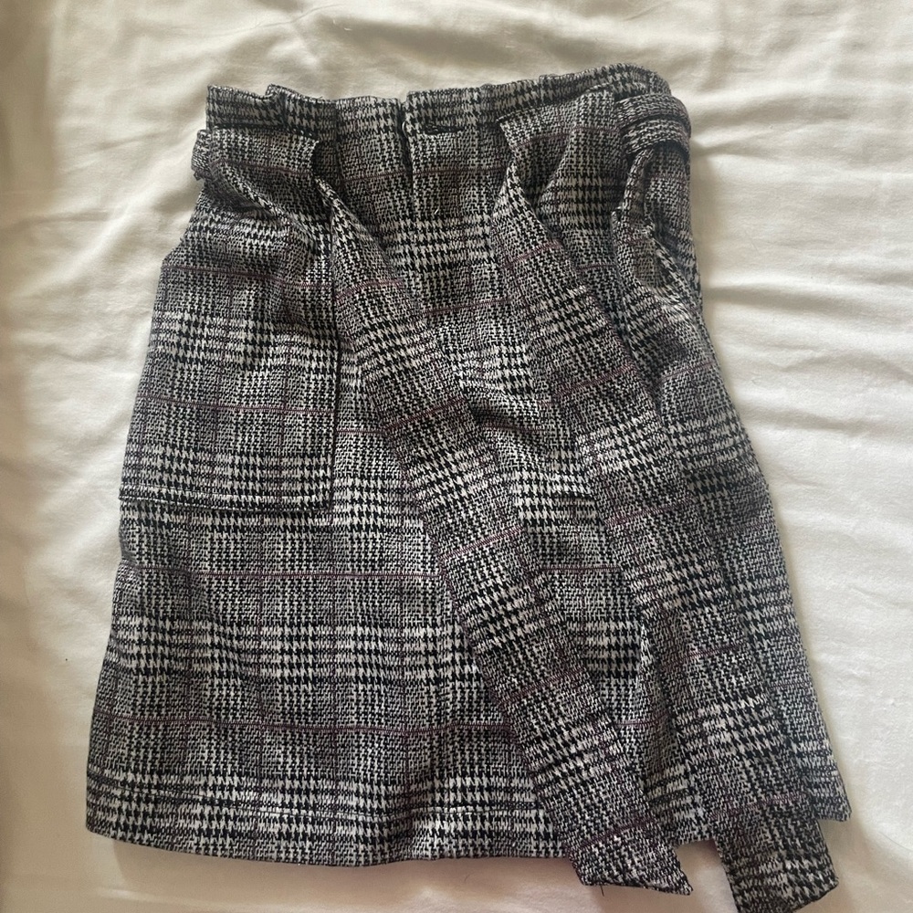 Purplish grey skirt